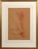 WELLS Madeleine 1800-1900,seated female nude,Tring Market Auctions GB 2018-08-31