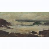 WELLS William 1842-1880,CRASHING SURF,1931,Waddington's CA 2023-02-09