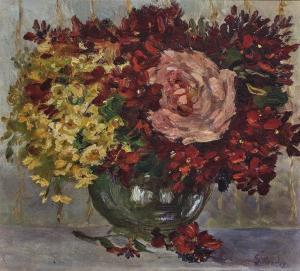 WENCKE Sophie 1874-1963,Landscape; Floral still life III,Neumeister DE 2022-09-28