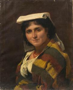 WENCKER Joseph 1848-1919,Ritratto di ciociara,1880,Bertolami Fine Arts IT 2019-12-05