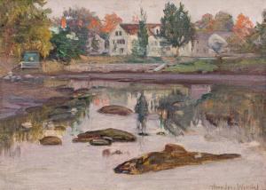 WENDEL Theodore 1859-1932,Afternoon Reflections,Shannon's US 2020-09-17