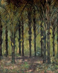 WENGHART rudolf 1887-1965,A dense palm grove,Venduehuis NL 2020-11-19