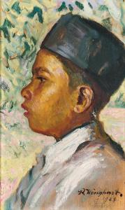 WENGHART rudolf 1887-1965,Portrait of an Indonesian boy,1927,Palais Dorotheum AT 2024-02-21