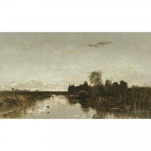 WENGLEIN Josef 1845-1919,Moorlandschaft,1884,Neumeister DE 2025-07-02