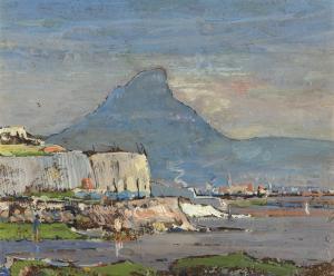 WENNING Pieter Willem F 1873-1921,The Beach and Fort at Woodstock,1918,Strauss Co. ZA 2024-02-19
