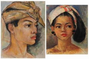 WENTSCHER Julius II 1881-1961,A Balinese beauty,Mallams GB 2017-10-18