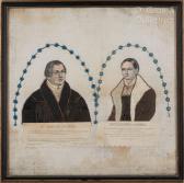 WENTZEL F.,Portrait de Martin Luther et de son épouse Cathari,Gros-Delettrez FR 2023-01-24