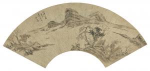 WENYU BIAN 1611-1671,BOATING IN THE SPRING RIVER,1639,Sotheby's GB 2017-04-03