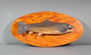 WENZEL E 1921,Trout Carving,Copley US 2014-07-25