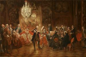 WENZEL Gerhard 1934,Flötenkonzert in Sanssouci,Reiner Dannenberg DE 2011-03-25