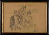 WENZELL Albert Beck 1864-1917,Raffiguranti personaggi diversi,Wannenes Art Auctions IT 2018-03-20