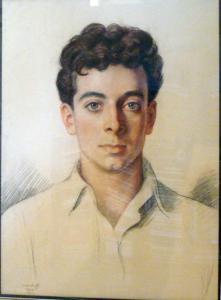 WERBOFF 1900-1900,Portrait de jeune homme de face,1949,Millon & Associés FR 2010-10-04