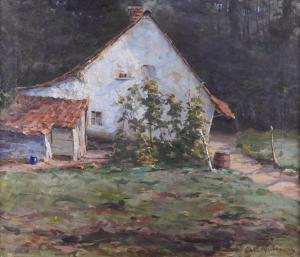 werlemann Carl 1874-1939,Cottage by a wood,Bellmans Fine Art Auctioneers GB 2022-08-02