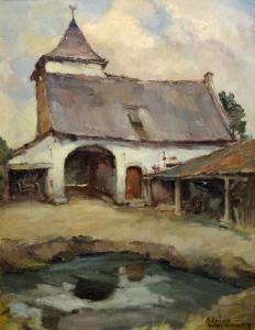 WERNAERS ADRIEN 1899-1977,The Farmyard,William Doyle US 2016-09-28