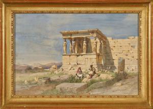 WERNER Carl Friedrich H.,Die Karyatiden auf der Akropolis in Athen,1875,Dobiaschofsky 2023-11-08