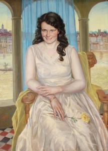 WERNER Herman,Portrait of a Young Woman in Venice,1931,Jackson's US 2015-06-16