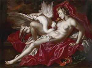 WERNER Joseph 1818-1887,Leda and the Swan,Palais Dorotheum AT 2013-04-17