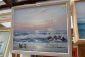 werner,Seascape with gulls,Stride and Son GB 2017-04-28