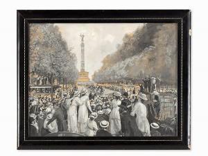 WERNER W 1900,Parade at the Berlin Victory Column,,1914,Auctionata DE 2016-05-31