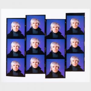 WESENER Wolfgang,Andy Warhol with Contact Sheet Taken at the Factor,2016,Stair Galleries 2023-06-07