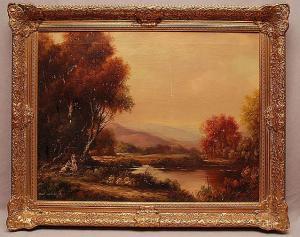 WESLEY Paul 1900-1900,river landscape,Hood Bill & Sons US 2014-05-06