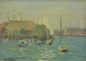 WESSEL Herman 1878-1969,Gloucester Harbor,Clars Auction Gallery US 2014-09-14
