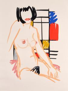 WESSELMANN Tom 1931-2004,Monica with Mondrian,1989,Sotheby's GB 2024-04-19