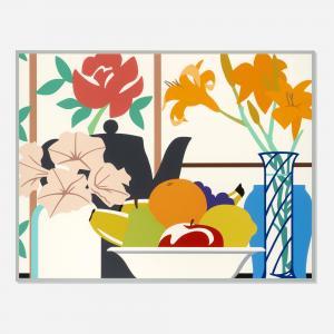 WESSELMANN Tom 1931-2004,Still Life with Petunia, Lilies, and Fruit,1988,Wright US 2024-04-18