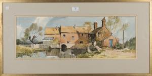 WESSON Edward 1852-1912,A View of a Mill at Corfe Mullen,Tooveys Auction GB 2016-09-07