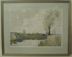 WESSON Edward 1852-1912,A View of Chichester Across the Water,Bonhams GB 2013-06-26