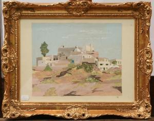 WESSON Robert Shaw 1902-1967,views, one of Bamburgh Castle and another a harbou,Tennant's 2021-07-23