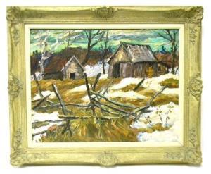 WESSON Robert Shaw 1902-1967,Winter landscape,Winter Associates US 2015-11-02