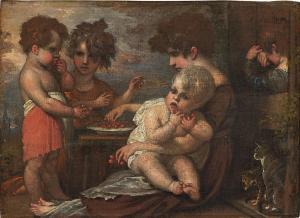 WEST Benjamin 1738-1820,Children eating cherries,1800,Sotheby's GB 2023-10-06