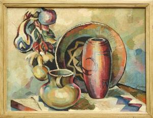 WEST Lowren 1923,Still Life,1939,Clars Auction Gallery US 2009-09-12