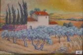 WEST VICTOR,landscape with olive grove,Crow's Auction Gallery GB 2019-10-09