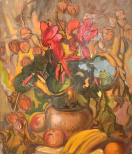 WEST Waldron 1904-1994,a still life composition of fruit and flowers,John Nicholson GB 2022-10-05