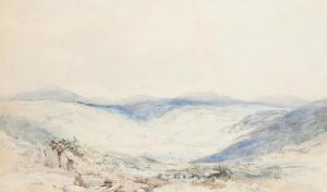 WEST William 1801-1861,Welsh landscape from Betws-y-Coed,Woolley & Wallis GB 2023-03-08