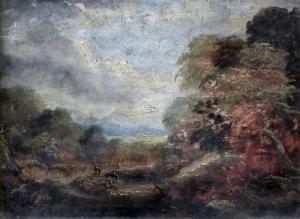 WESTALL Richard 1765-1836,Oil sketch - Country scene with figures,Canterbury Auction GB 2012-07-10