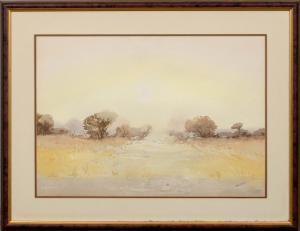 WESTBROOK Walter 1921-2015,arid landscape,1983,Ashbey's ZA 2023-01-24