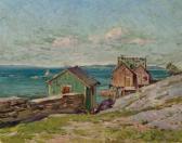 WESTCHILOFF Constantin Alexandrovich 1877-1945,Houses on the Cove,1940,Christie's GB 2007-09-12