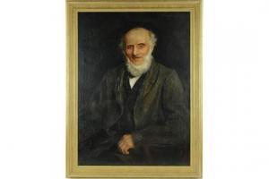 WESTCOTE C,Portrait of a man,1886,Burstow and Hewett GB 2015-07-29