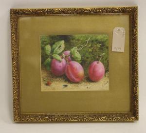 WESTCOTT L,Still Life with Plums,Hartleys Auctioneers and Valuers GB 2016-03-23