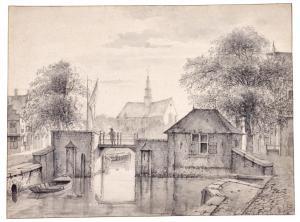 WESTENBERG George Pieter 1791-1873,View of Haarlem with the Grote Kerk,Sotheby's GB 2023-01-25