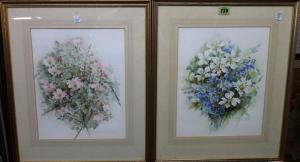 WESTERN Enid Alison,A group of four floral still lives,Bellmans Fine Art Auctioneers GB 2018-10-06