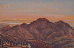 WESTON Harold 1894-1972,Giant Sunrise (Giant Mountain and Lake Champlain f,Grogan & Co. 2022-05-01