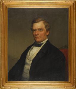 WESTON TWITCHELL ASA 1820-1904,Portrait of a gentleman with glasses,1868,Eldred's US 2011-08-03