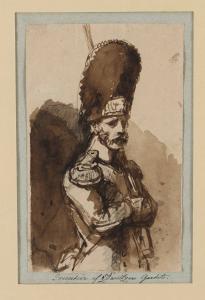 WETTERLING Alexander Clemens 1796-1858,Grenadier af Switzer Gardet,Lilla Bukowskis SE 2008-06-16