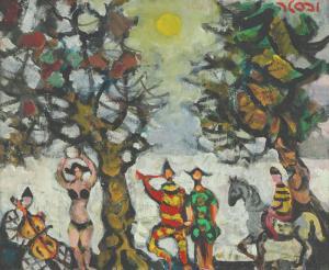 WEXLER Yaacov 1912-1995,A Celebration among the Trees,Tiroche IL 2024-04-21