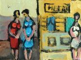 WEXLER Yaacov 1912-1995,Figures,Tiroche IL 2015-07-04