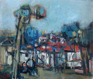 WEXLER Yaacov 1912-1995,Landscape,Tiroche IL 2016-02-06